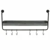 Light en Living Kapstok 6 haaks 79x16x32 cm GIBARA zink