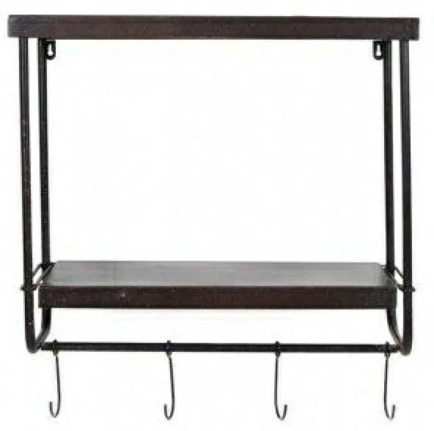 Light en Living Kapstok Perez 5-haaks antiek zilver