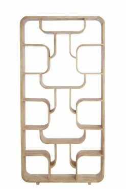 Light en Living Kast open 100x30x200 cm LABARE mat naturel