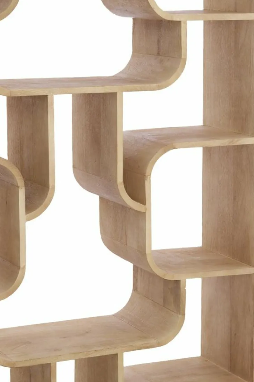 Light en Living Kast open 100x30x200 cm LABARE mat naturel
