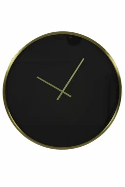 Light en Living Klok Ø41 cm SEPONI zwart-goud