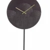 Light en Living Klok op voet 26x7x40 cm GWENNA bruin