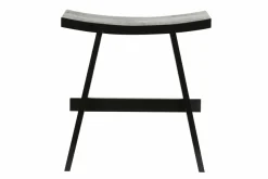 Light en Living Kruk 47x24x50 cm NIEKE zwart