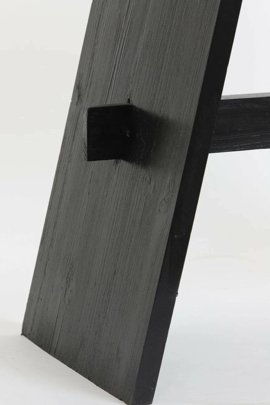Light en Living Kruk 47x24x50 cm NIEKE zwart