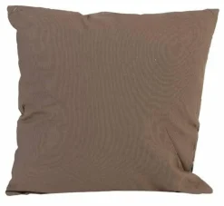 Light en Living Kussen ISHIRI print bruin vierkant