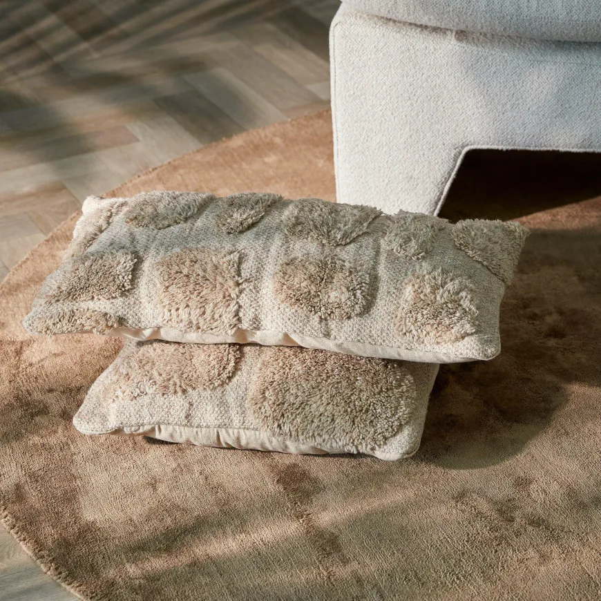Light en Living Kussen 45x45 cm ZIRAFI beige