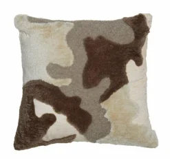 Light en Living Kussen 45x45 cm CETUNO crème+donker bruin