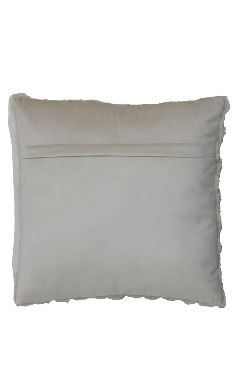 Light en Living Kussen 45x45 cm VIENNE velvet beige