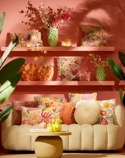 Light en Living Kussen 45X45 Cm LOULOU Creme+Multi