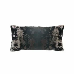 Light en Living Kussen 60x30 cm RORSCHACH velvet groen dessin
