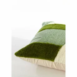 Light en Living Kussen 45x45 cm TOFNA groen+wit