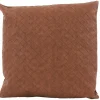Light en Living Kussen 43x43 cm COURO cognac