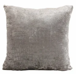 Light en Living Kussen 45x45 cm BOCANDA - zilver of taupe