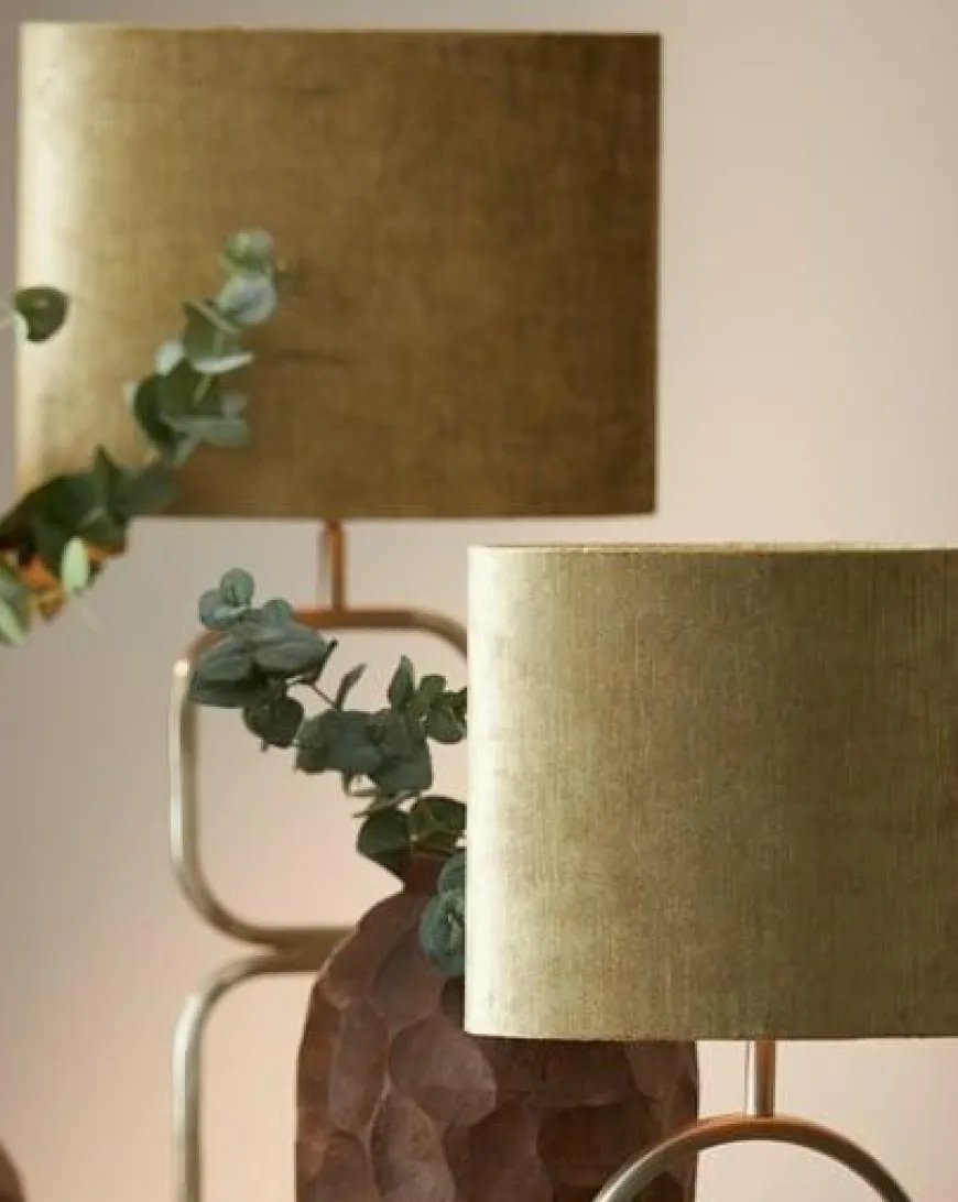 Light en Living Lampenkap ovaal recht smal GEMSTONE olive - diverse maten