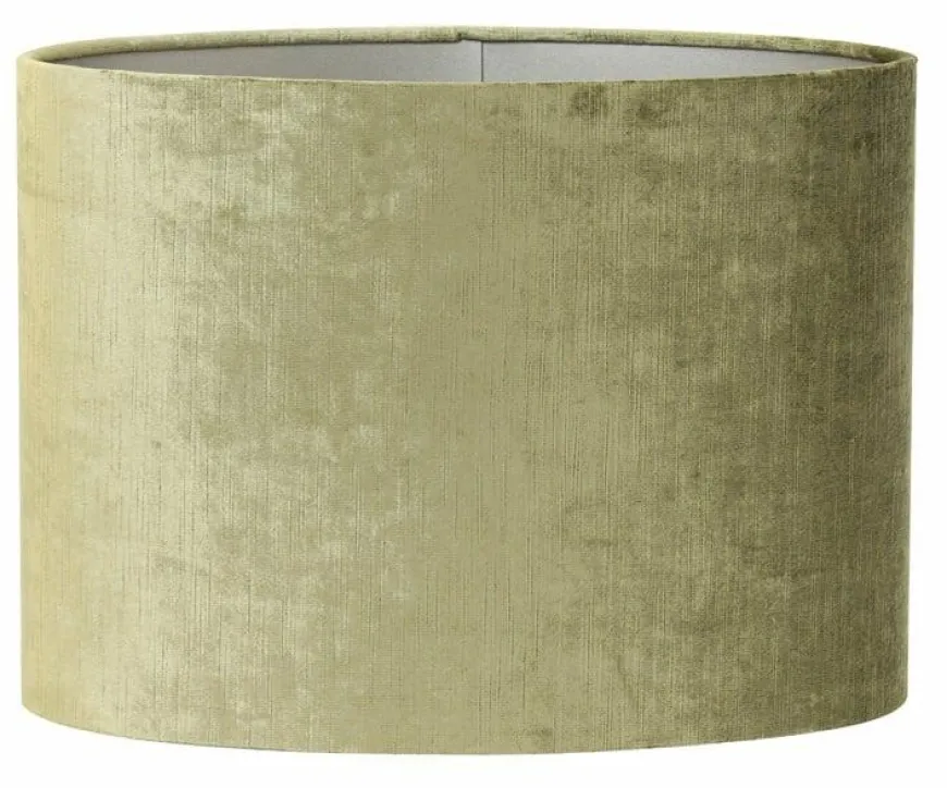 Light en Living Lampenkap ovaal recht smal GEMSTONE olive - diverse maten
