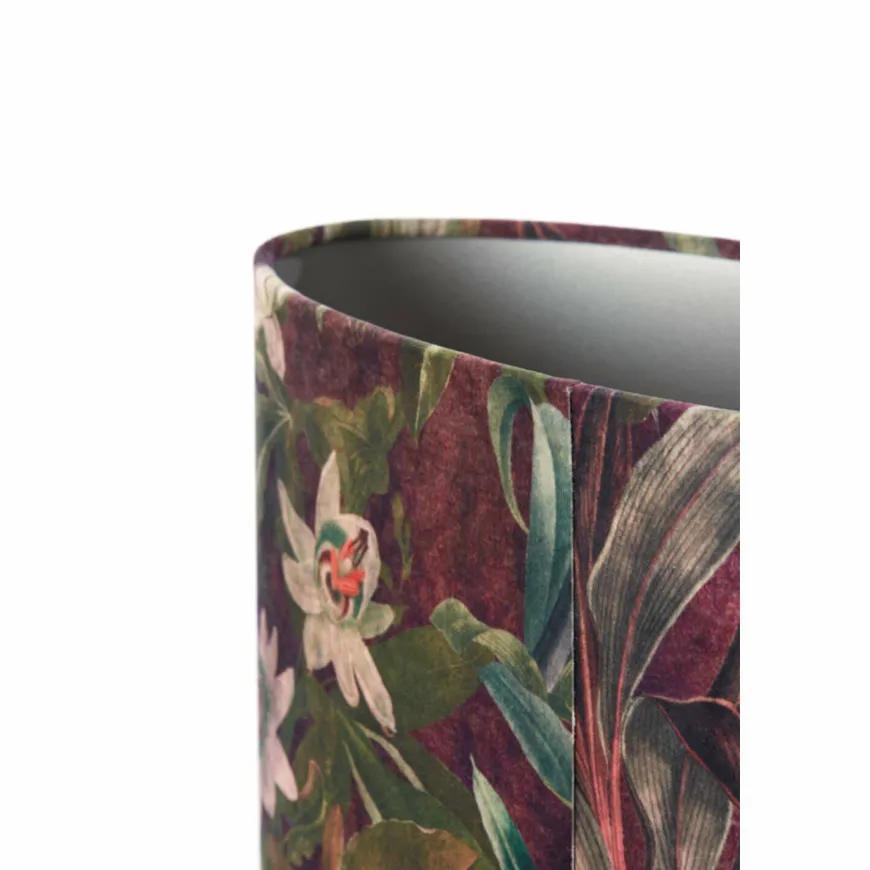 Light en Living Lampenkap ovaal recht smal 45-21-32 cm PASSION paars