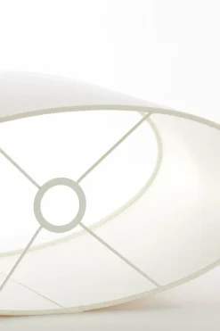 Light en Living Lampenkap ovaal recht smal 58-24-32 cm LIVIGNO eiwit