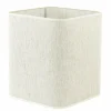 Light en Living Lampenkap vierkant rond hoog 30-30-35 cm BRESKA parel wit