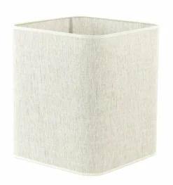 Light en Living Lampenkap vierkant rond hoog 30-30-35 cm BRESKA parel wit
