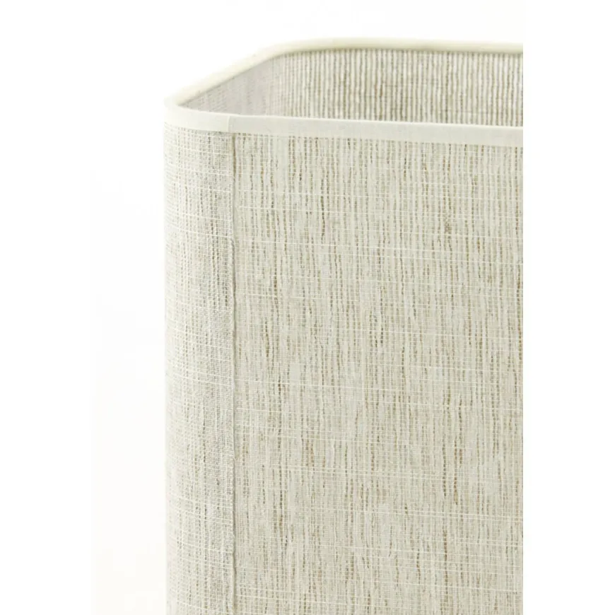 Light en Living Lampenkap vierkant rond hoog 30-30-35 cm BRESKA parel wit