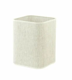 Light en Living Lampenkap vierkant rond hoog 20-20-26 cm BRESKA parel wit