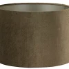 Light en Living Lampenkap cilinder LUBIS bruin - Diverse maten