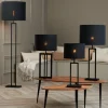 Light en Living Lampenkap cilinder 40-40-30 cm LIVIGNO zwart