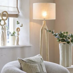 Light en Living Lampenkap cilinder 40-40-30 cm SENDAI zand
