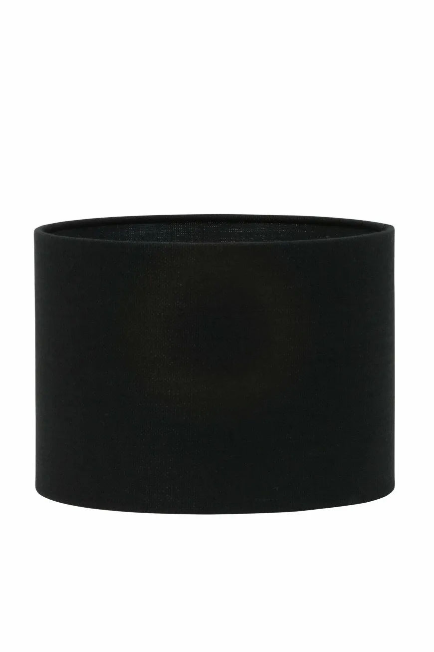 Light en Living Lampenkap cilinder 35-35-25 cm LIVIGNO zwart