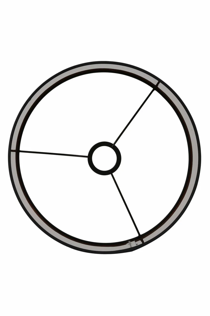 Light en Living Lampenkap cilinder 35-35-25 cm LIVIGNO zwart