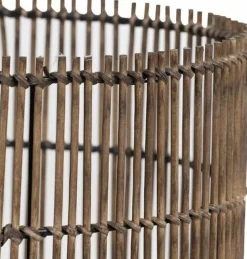Light en Living Lampenkap RODGER bamboo Bruin Ø30x25 cm