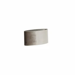 Light en Living Lampenkap ovaal recht smal 38-17,5-19 cm PALATA taupe