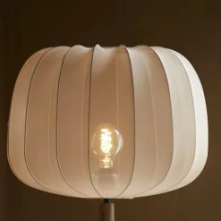 Light en Living Lampenkap Ø40x30 cm PLUMERIA zand