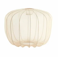 Light en Living Lampenkap Ø40x30 cm PLUMERIA zand