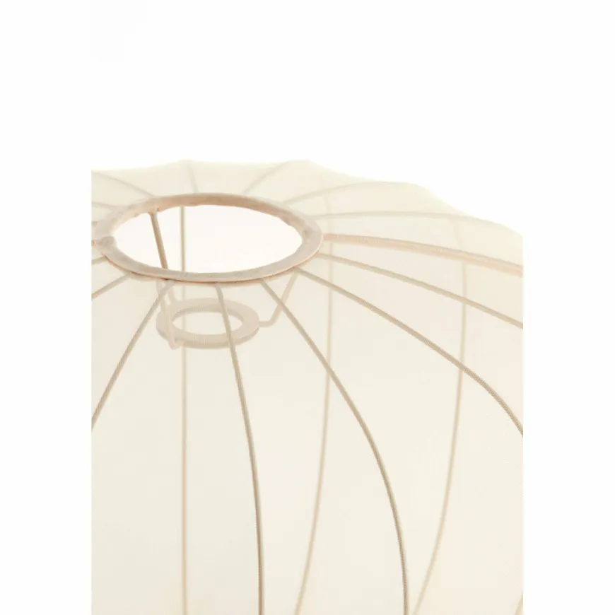 Light en Living Lampenkap Ø40x30 cm PLUMERIA zand