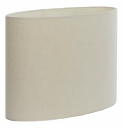Light en Living Lampenkap ovaal recht smal 45-21-32 cm LIVIGNO eiwit