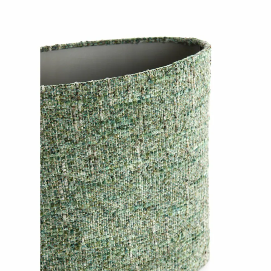 Light en Living Lampenkap ovaal recht smal 38-17,5-28 cm OSIRE groen