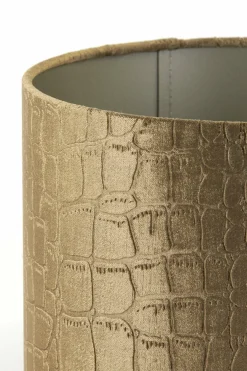 Light en Living Lampenkap cilinder PRAYA bruin - 2 maten
