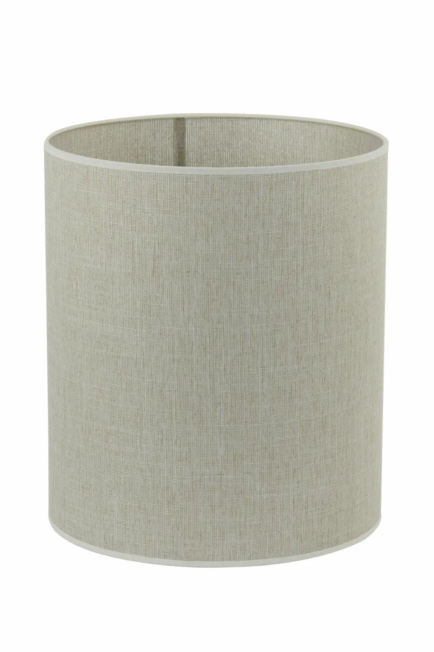 Light en Living Lampenkap cilinder 25-25-30 cm BRESKA parel wit