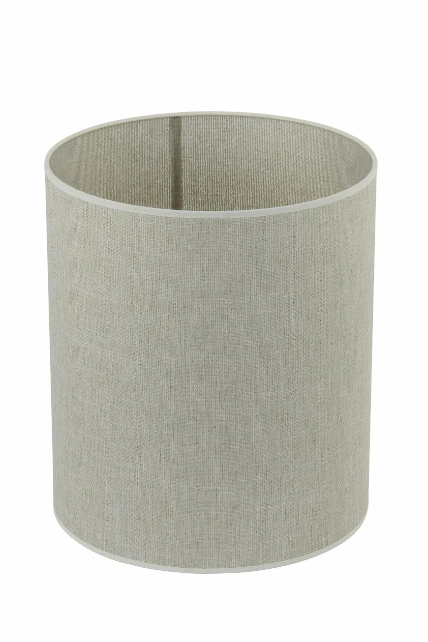 Light en Living Lampenkap cilinder 25-25-30 cm BRESKA parel wit