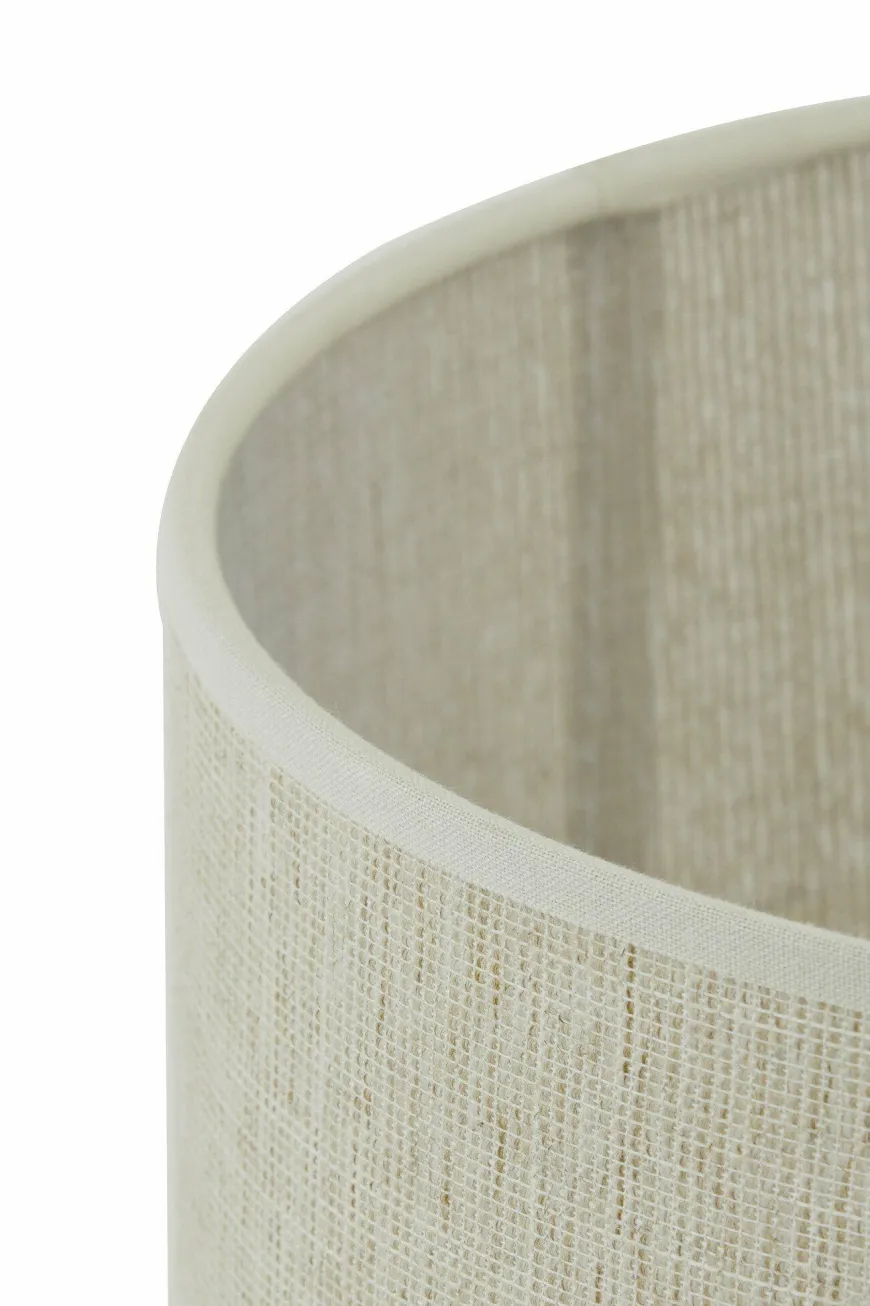 Light en Living Lampenkap cilinder 25-25-30 cm BRESKA parel wit