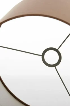 Light en Living Lampenkap cilinder 35-35-30 cm VELOURS chocolade bruin