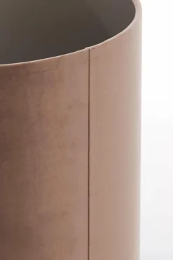 Light en Living Lampenkap cilinder 35-35-30 cm VELOURS chocolade bruin