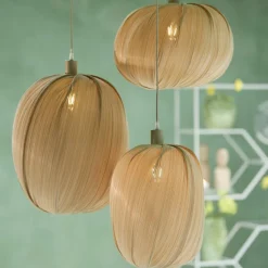 Light en Living Lampenkap Ø28X42 cm PALMADO Bamboe Natural