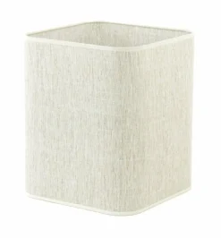 Light en Living Lampenkap vierkant rond hoog 25-25-30 cm BRESKA parel wit