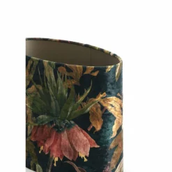 Light en Living Lampenkap ovaal recht smal 45-21-32 cm PASSION glans groen