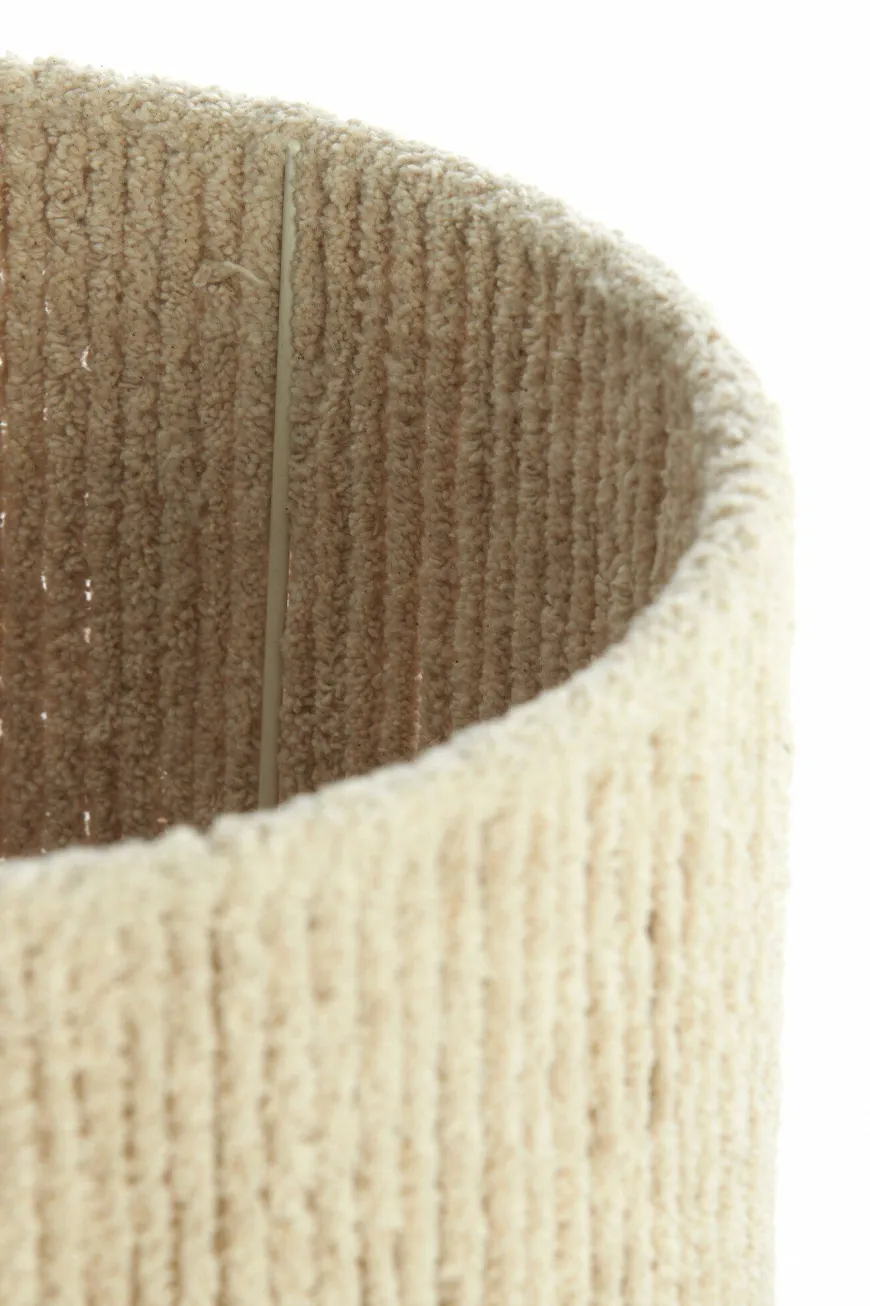 Light en Living Lampenkap cilinder 25-25-36 cm MEDANA crème