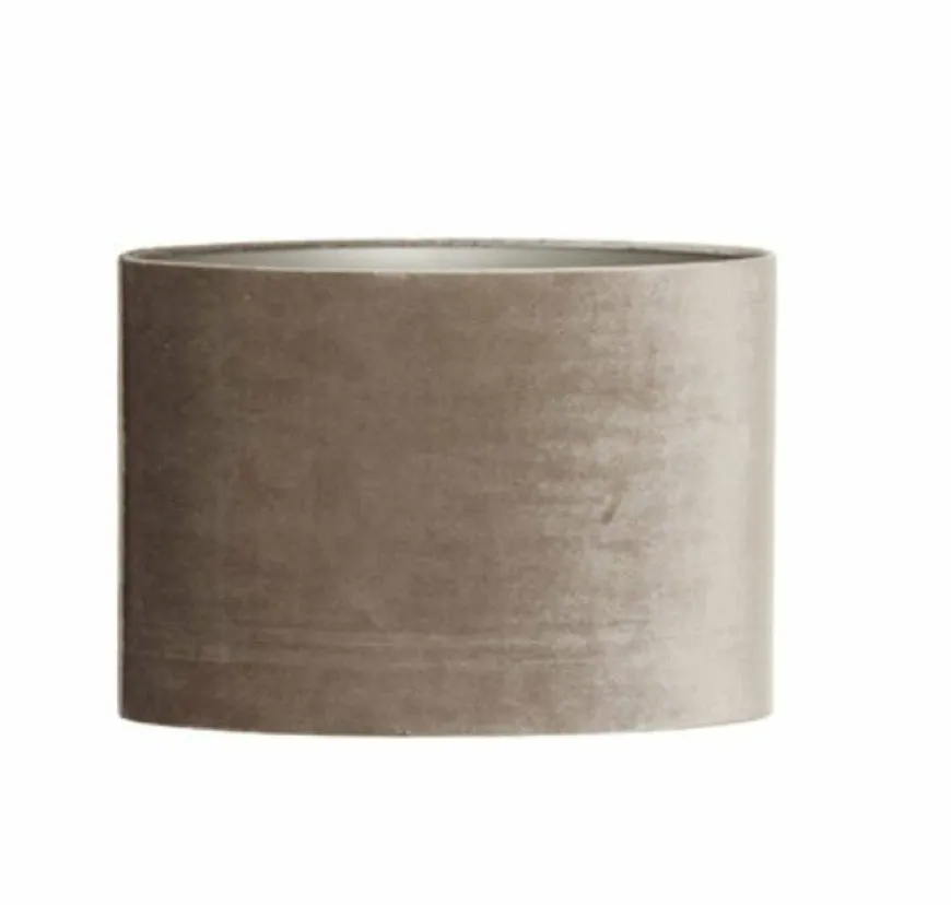 Light en Living Lampenkap ovaal recht smal 38-17,5-28 cm PALATA taupe