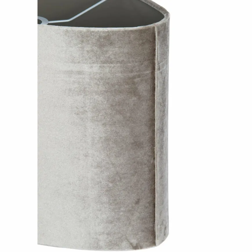 Light en Living Lampenkap ovaal recht smal 38-17,5-28 cm PALATA taupe