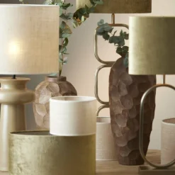 Light en Living Lampenkap cilinder 25-25-18 cm SENDAI zand